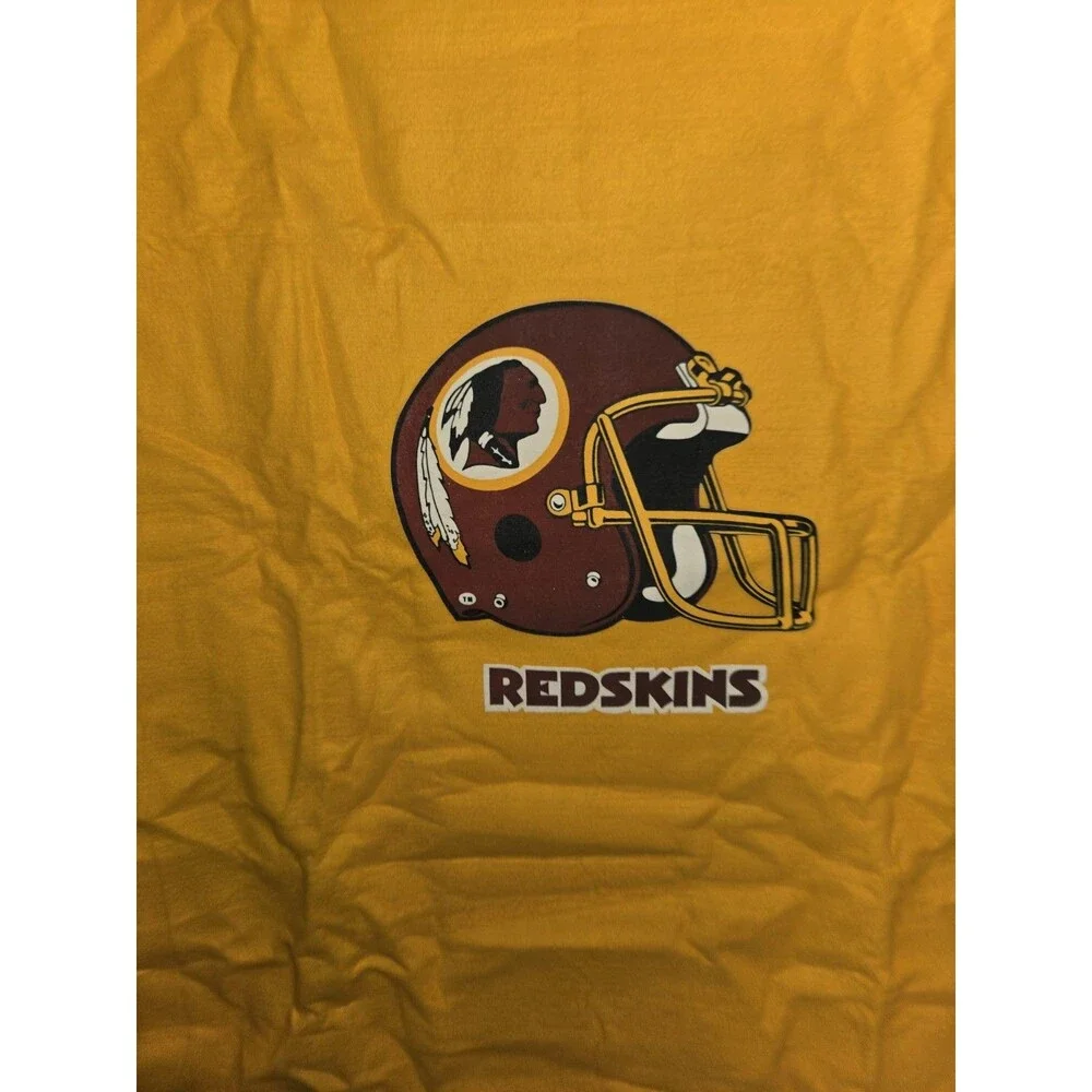 Washington Redskins Large Yellow Throw Blanket (T-AA)